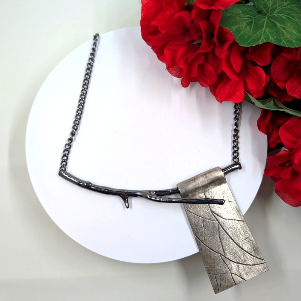 Gorgeous Tree Branch Large Vintage Statement Necklace